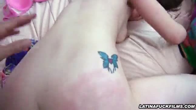 Tattooed emo gf anal fucked and facialed