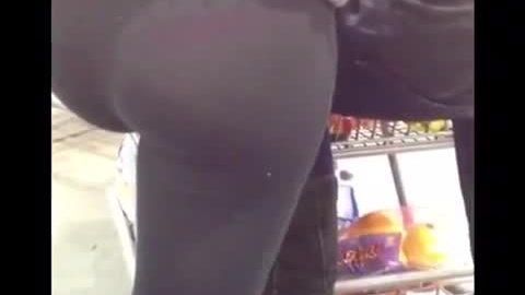 Hot teen does yogas in see through yoga pants