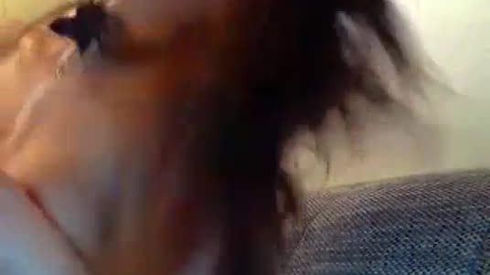 Hot milf plays with dildo on webcam