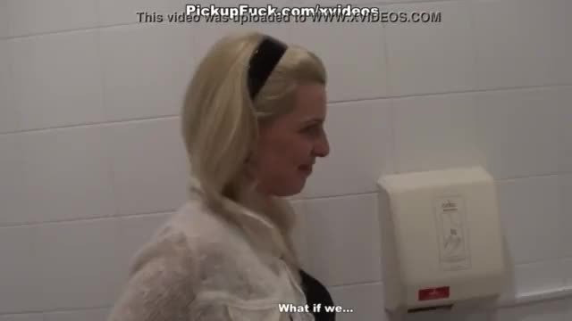 Amazing dp public restroom sex