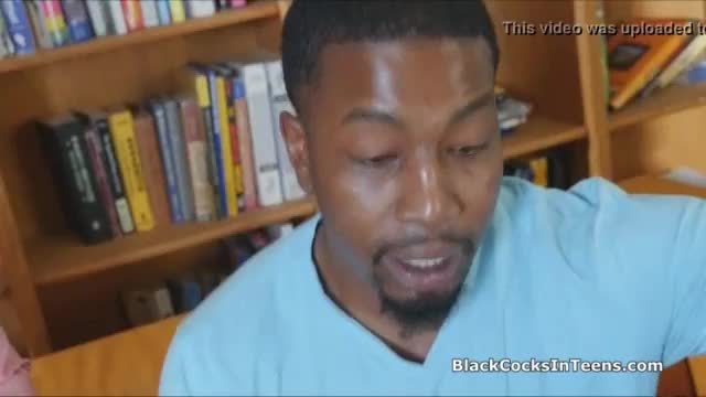 Coed blows black tutors bbc