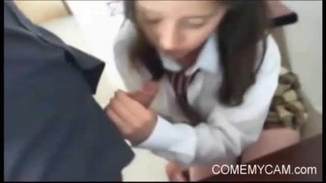 Schoolgirl fucking in uniform