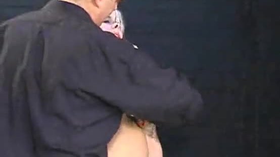 Humiliated blonde slaveslut cherrys nosehooked