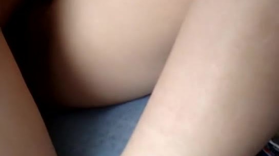 Massaging her pussy from the inside