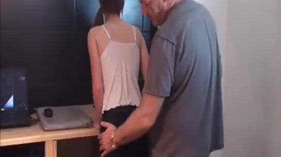 Fisting and pissing on skinny teen slut