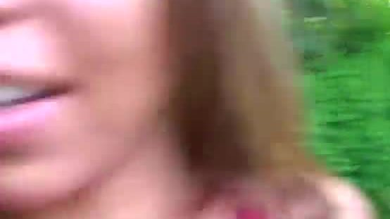 Stylish chick in out door sex session