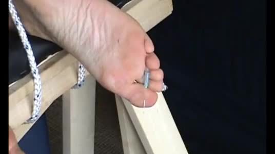 Extreme foot fetish and feet needle bdsm of mature